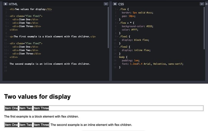css display double value
